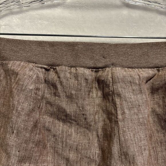 J.Jill Love Linen Women's Beechnut Slim Leg Ankle Pull On Pants Size XL Petite - Picture 12 of 16